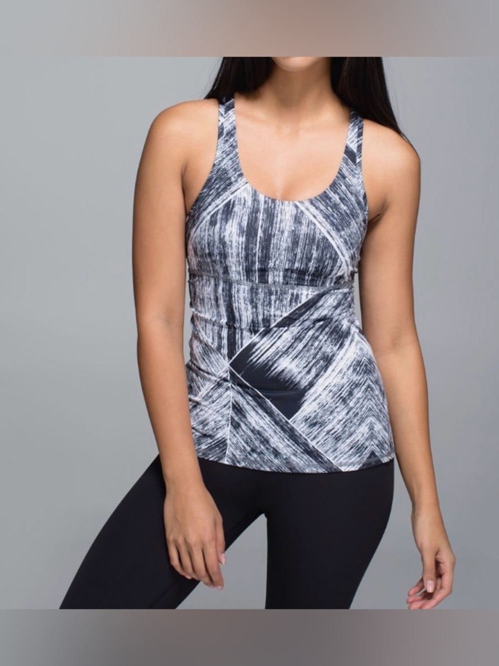 Lululemon Crossback Tank
Heat Wave White Black / White, Size 6